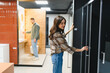 © Serhii - Young couple shopping bathroom furniture for home renovation