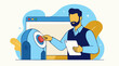 © FaiSTUDIO - Man Interacting with a Machine and Tablet for Technology Control