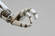 © ultramcu - Delicate Robotic Hand Pinching in Studio Macro Light