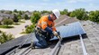 © Gabriel - Professional Technician Installing Solar Panels