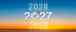 © rawintanpin - Environmental Goals for 2027. Target Year 2027 Eco Friendly Action and Sustainable Development Target, Green Business Strategy and Vision 2027, not ai