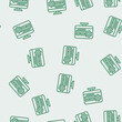 © sevector - driver installation repair computer line seamless pattern driver installation repair computer thin line illustration