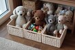 © Chayan - Montessori-style shelf basket for children's toys