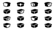 © atha_lintar - Set of bread loaf icons, graphic illustrations, simple design, bakery or food concept