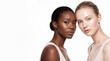 © Food Shop - Two women with different skin tones posing together
