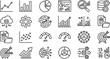 © Umbreon - A collection of various business and technology icons are displayed on a screen.