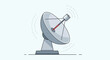 © Rhomaidhi - A satellite dish on a stand.