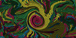 © Salam - Reaction-diffusion or truing pattern Generative algorithm psychedelic background. Turing Abstract Pattern, suitable for any business. Abstract diffusion pattern with chaotic shapes.