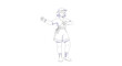 © Andi - Sketch of a man in historical costume.