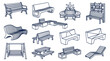 © Berang - Collection of outdoor furniture sets 1.