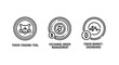 © Mehedi - Cryptocurrency trading and token market dashboard management icons with cryptocurrency dashboard exchange blockchain management investing currency analysis business platform financial
