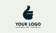 © nuaari - Thumbs Up Vector Logo Illustration Design Concept Featuring Hand Gesture Symbol for Business Branding