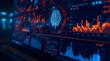 © kuldi - Machine learning analytics dashboard visualizing business intelligence data, predictive analysis graphs, artificial intelligence algorithms processing information, futuristic digital interface