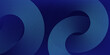 © rohman - Abstract blue glowing geometric lines on dark blue background. Modern shiny blue circle lines pattern. Futuristic technology concept. Suit for cover, poster, banner, brochure, header, Eps 10