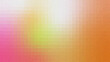 © yun visual - Soft horizontal gradient abstract background featuring pink, lime green, yellow, orange, and white tones, subtle grid layers, and vintage grainy noise texture.