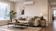 © gn8 - Home Electrification Living Room Interior Unmarked Wall Mounted