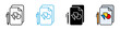 © okta - Project design multi - style icon design concept