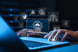 © Supatman - Digital government transformation and public service technology concept with e-governance, AI administration, secure citizen data, online tax, legal workflow, cloud infrastructure, policy automation