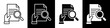 © kondesign - Contract Review black and white background style collection