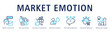 © hans_ts - Market Emotion Web Banner  icon vector illustration concept