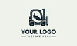 © nuaari - Industrial Forklift Logistics Vector Logo Illustration for Warehouse Business