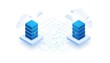 © Fatima - Cloud data server storage synchronization and network transfer with synchronization transfer technology computer database infrastructure connection computing internet information management