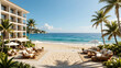 © AI   NEX GEN - Luxury Beachfront Resort Terrace Overlooking Tropical Ocean