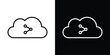 © Aly - Cloud share icon