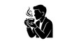 © jongaNU - Man enjoying a hot beverage.