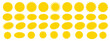 ©  HIKE 66 - Starburst different sticker set. collection of special offer sale round and oval sunburst labels and buttons isolated on white background. Stickers and badges with star edges for promo advertising