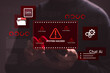 © Bordinthorn - Hand holding smartphone with system hacked warning alert, cyber attack, data breach, AI security risk, network intrusion, digital threat, information breach and cybersecurity protection concept