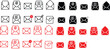 © PixelMasters - Envelope icons provide a comprehensive selection of mail and communication symbols for digital messaging platforms.