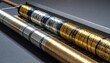 © Tuan - Intricate metallic threads in gold and silver woven into shimmering fabric rolls