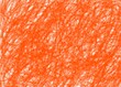 © Jassem - Hand drawn rough orange wax crayon scribble texture on white paper.