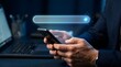 © designerpro - Mobile App Loading Progress Bar Interface on Smartphone with Digital User Experience and Application Performance