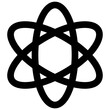 © Side Project - Atheism. Editable stroke vector icon.