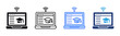 © gibranicon - Online Course icon sheet multiple style collection