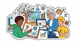 © Cipew - Diverse learners and educator engage with various subjects and tools