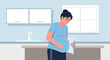 © Niken - Pregnant Woman Experiencing Physical Discomfort or Facing Challenging Pre-birth Situations