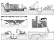 © SHOHRAB HOSSAIN - Construction site with workers and heavy machinery for sewer and tunnel excavation process