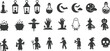 © Shofiqul - Halloween Icon Bundle SVG | Spooky Silhouette Clipart Set for Cricut & Sublimation