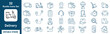 © Bely - Delivery Vector Outline Icons Set – Shipping, Logistics, Courier, Package Tracking and Express Delivery Line Symbols Collection