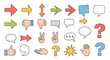© MASJAB - Collection of colorful icons representing various concepts and ideas.