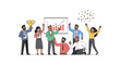 © Jersey - Diverse Team Celebrating Success.