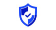 © monster - Blue Shield with Check Mark.