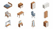 © Anyar - Collection of various furniture items for interior design.