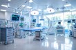 © BhansaliKushal - Blurred operating room hospital surgery medical technology healthcare equipment surgical suite intensive care unit clinical background