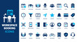 © deden - Collection of Workspace Booking Icons for Digital Interfaces and Apps.