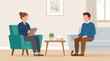 © Orhan - Psychological counseling session with a therapist and client