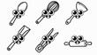 © Hanc - Cute Cartoon Kitchen Utensils with Googly Eyes - Baking Tools Collection